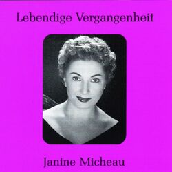 Cover of Lebendige Vergangenheit - Janine Micheau