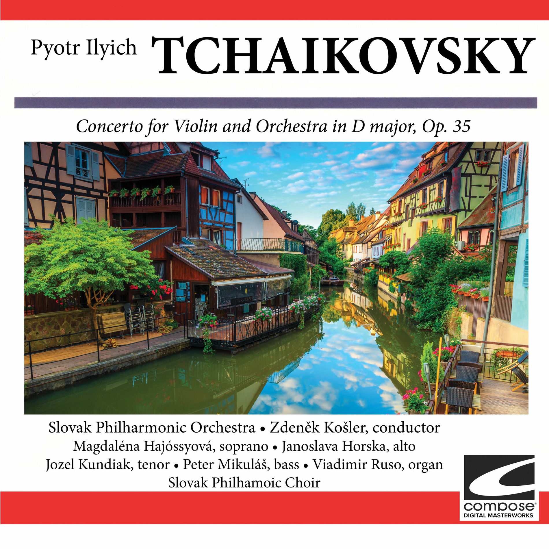 Album cover of Tchaikovsky: Concerto for Violin and Orchestra in D major, Op. 35