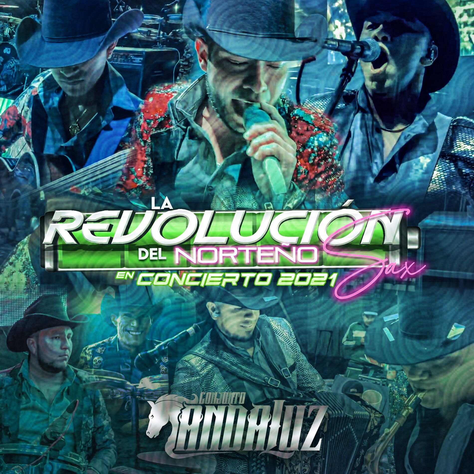 Album cover of La Revolucion Del Norteño Sax En Concierto 2021