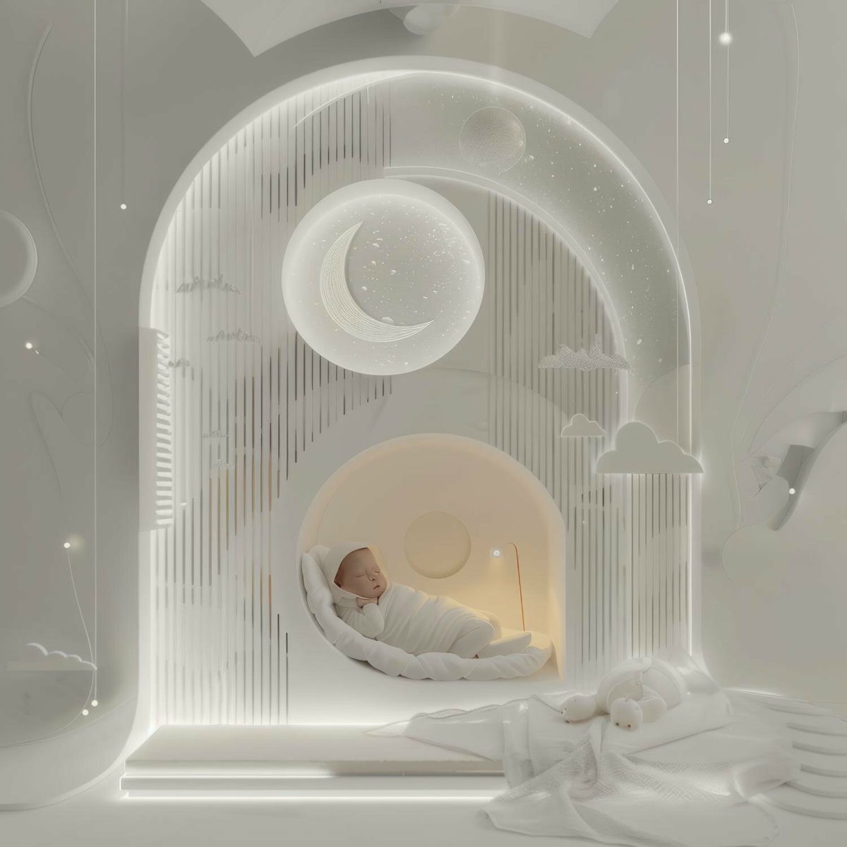 Album cover of Tranquillité dans l'Atmosphère Blanche : Repos Bienvenu pour les Âmes Épuisées