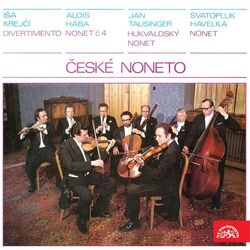 Cover of Iša Krejčí Divertimento, Alois Hába Nonet No. 4, Jan Tausinger Hukvaldy Nonet, Svatopluk Havelka Nonet