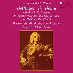 Cover of Händel: Dettinger Te Deum