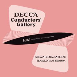 Cover of Conductor's Gallery, Vol. 15: Sir Malcolm Sargent, Eduard van Beinum