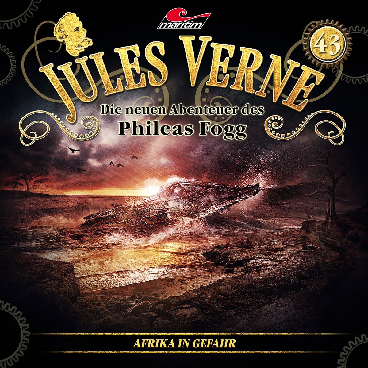 Album cover of Die neuen Abenteuer des Phileas Fogg, Folge 43: Afrika in Gefahr
