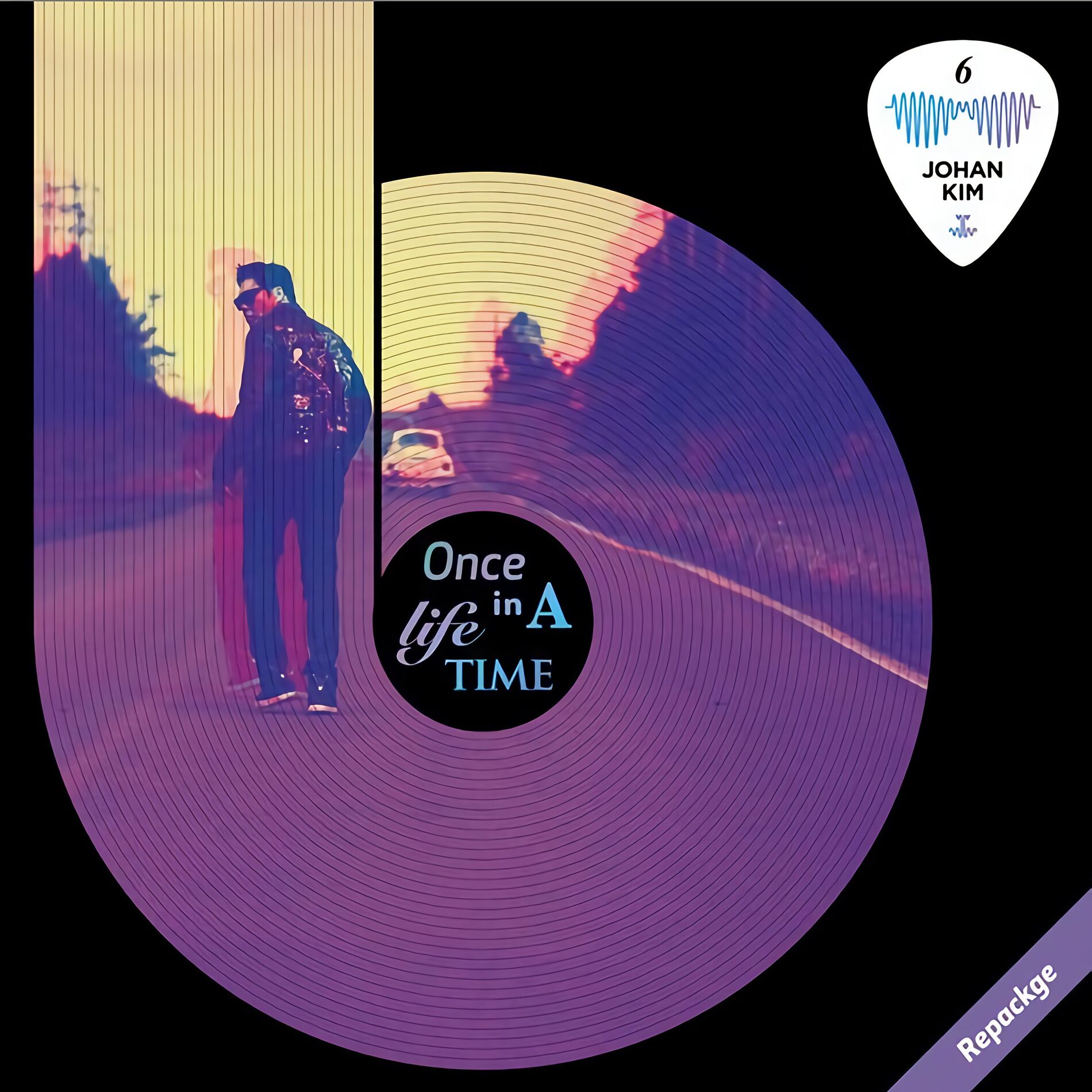 Album cover of 'Like We're Still in Love' Kim JoHan 6th Album 'Once In A Lifetime' Repackage