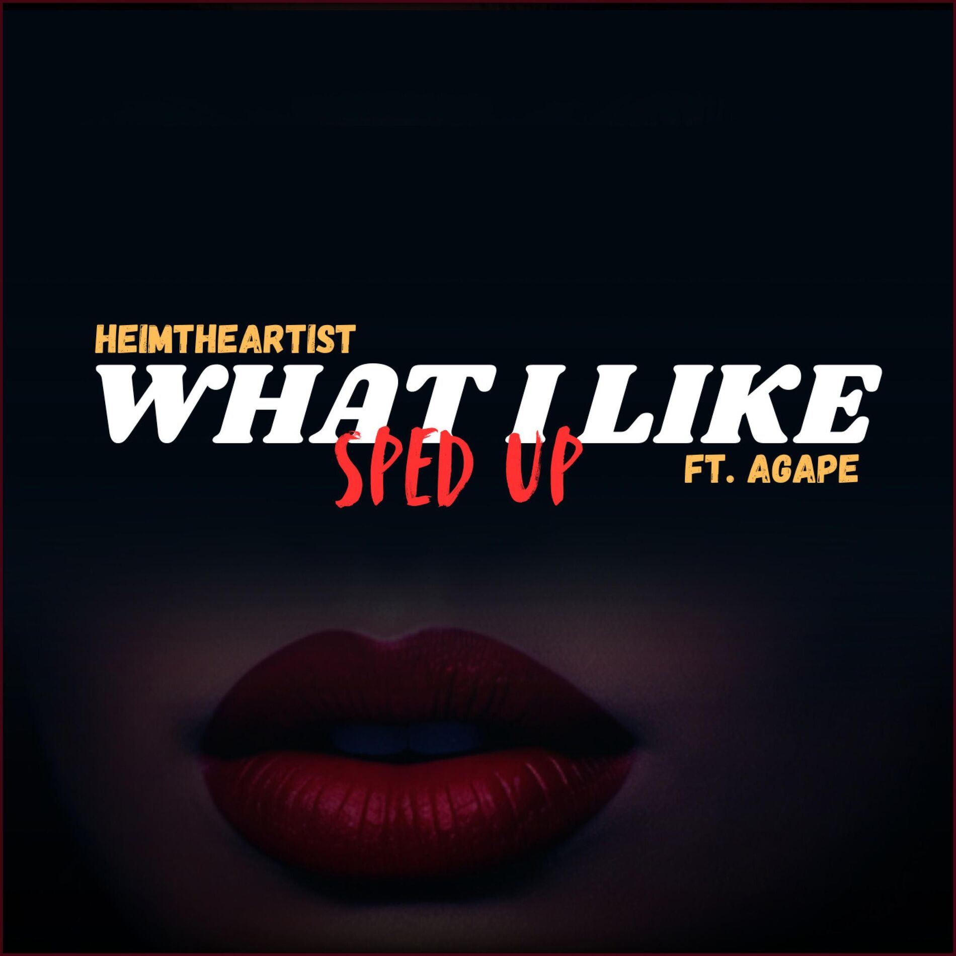 Album cover of WHAT I LIKE (feat. AGAPE) [SPED UP]