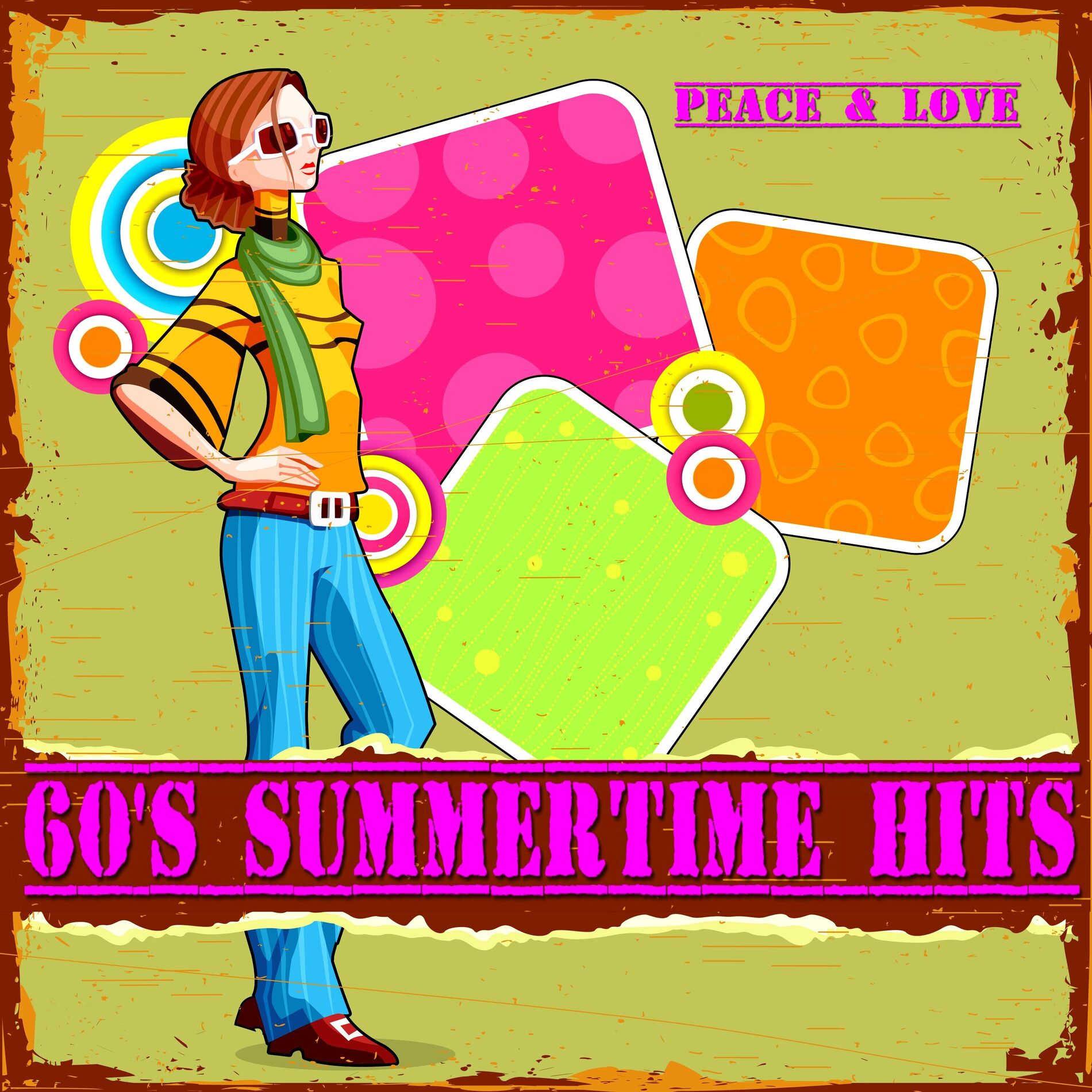Album cover of Peace & Love 60's Summertime Hits