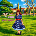 Pin-up Dans Les Etoiles