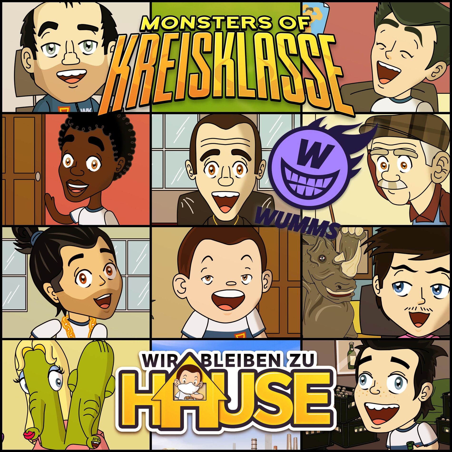 Album cover of Wir bleiben zu Hause