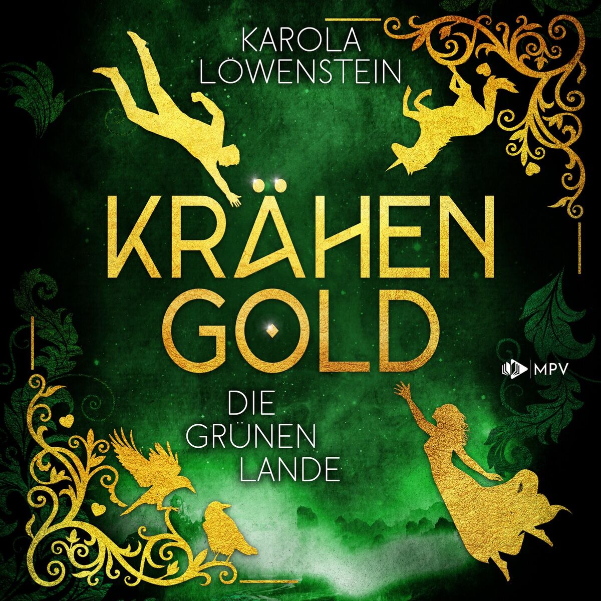 Album cover of Die grünen Lande - Krähengold-Saga, Buch 1 (ungekürzt)