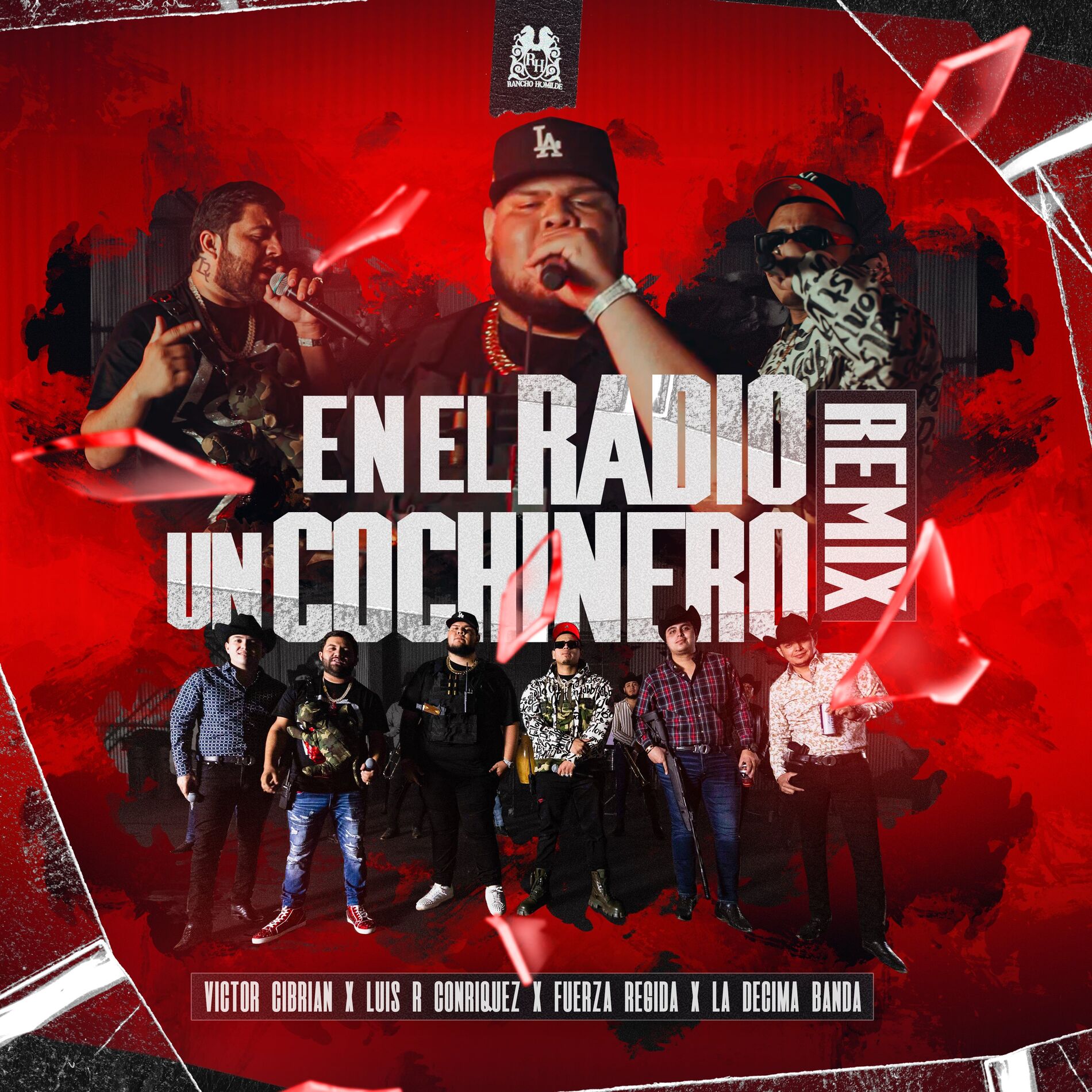 Album cover of En El Radio Un Cochinero (Remix) [feat. La Decima Banda]