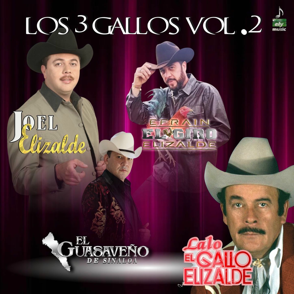 Album cover of LOS TRES GALLOS VOL. 2