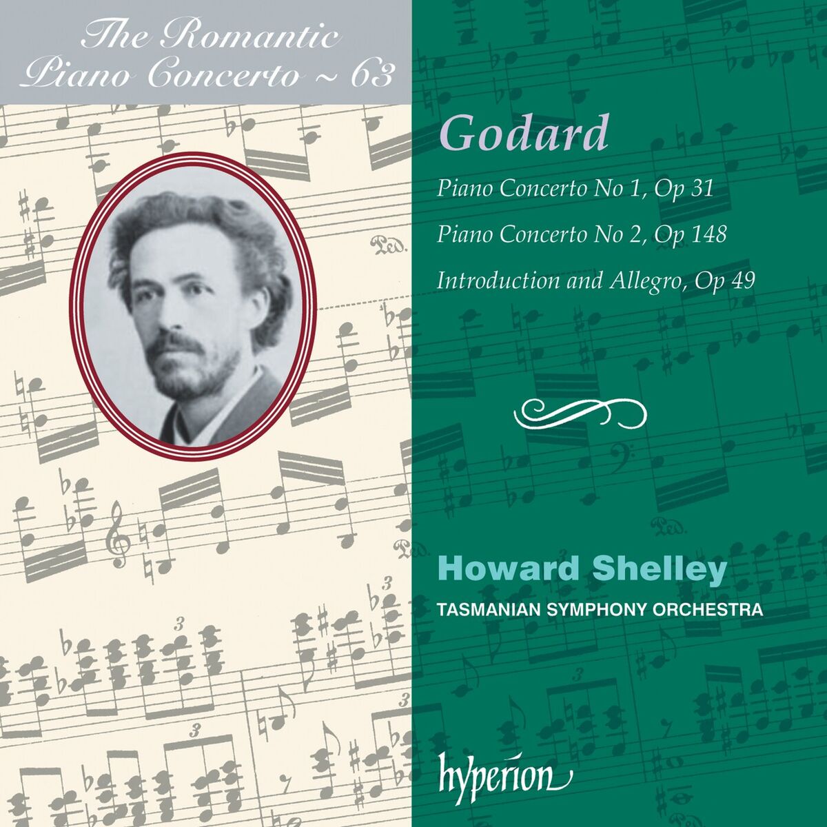 Album cover of Godard: Piano Concertos (Hyperion Romantic Piano Concerto 63)
