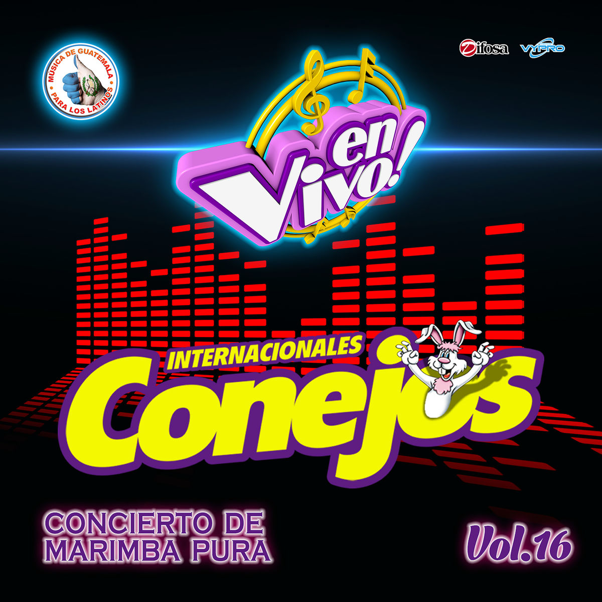 Album cover of Concierto de Marimba Pura Vol. 16. Música de Guatemala para los Latinos (En Vivo)
