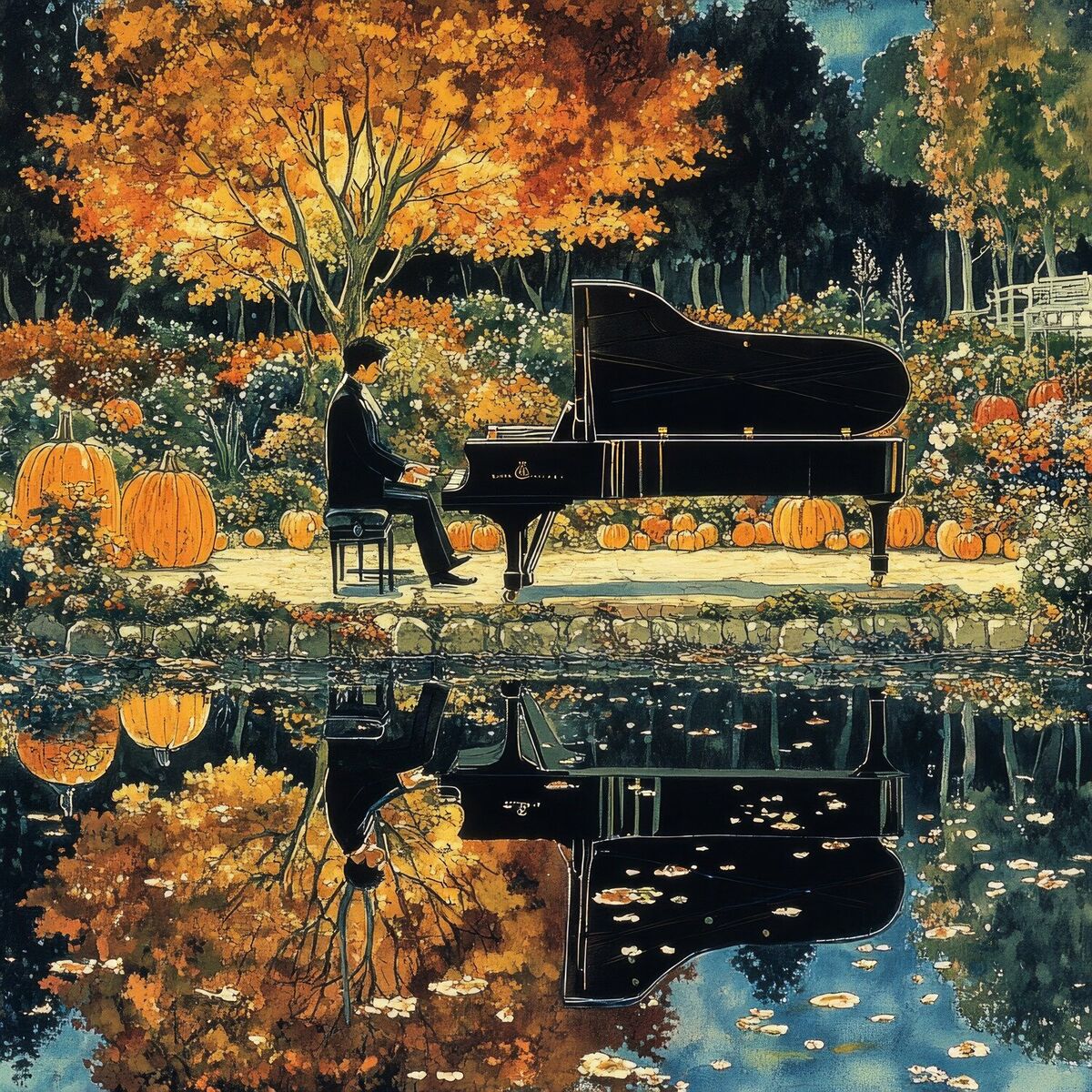 Album cover of Calming Sounds for Pumpkin Patch