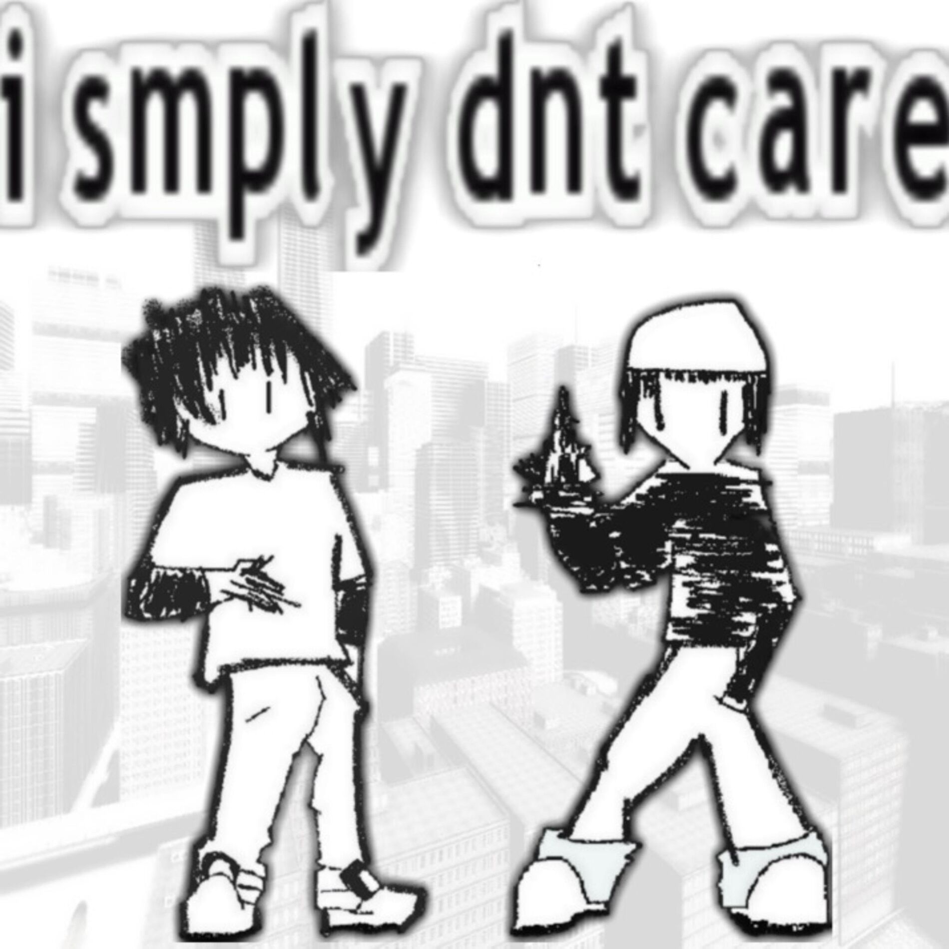 Album cover of i smply dnt care (feat. guardin)