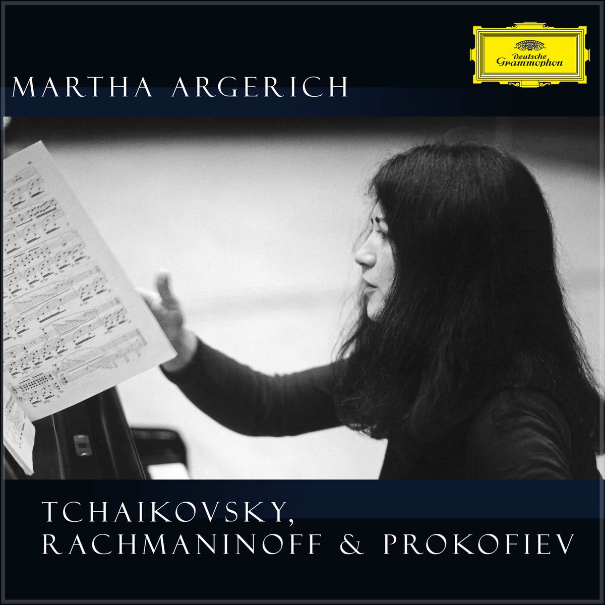 Album cover of Martha Argerich: Tchaikovsky, Rachmaninoff & Prokofiev