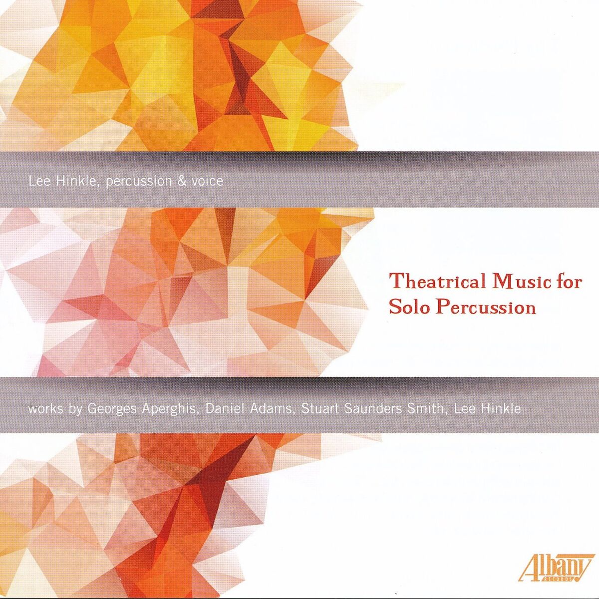 Album cover of Theatrical Music for Solo Percussion