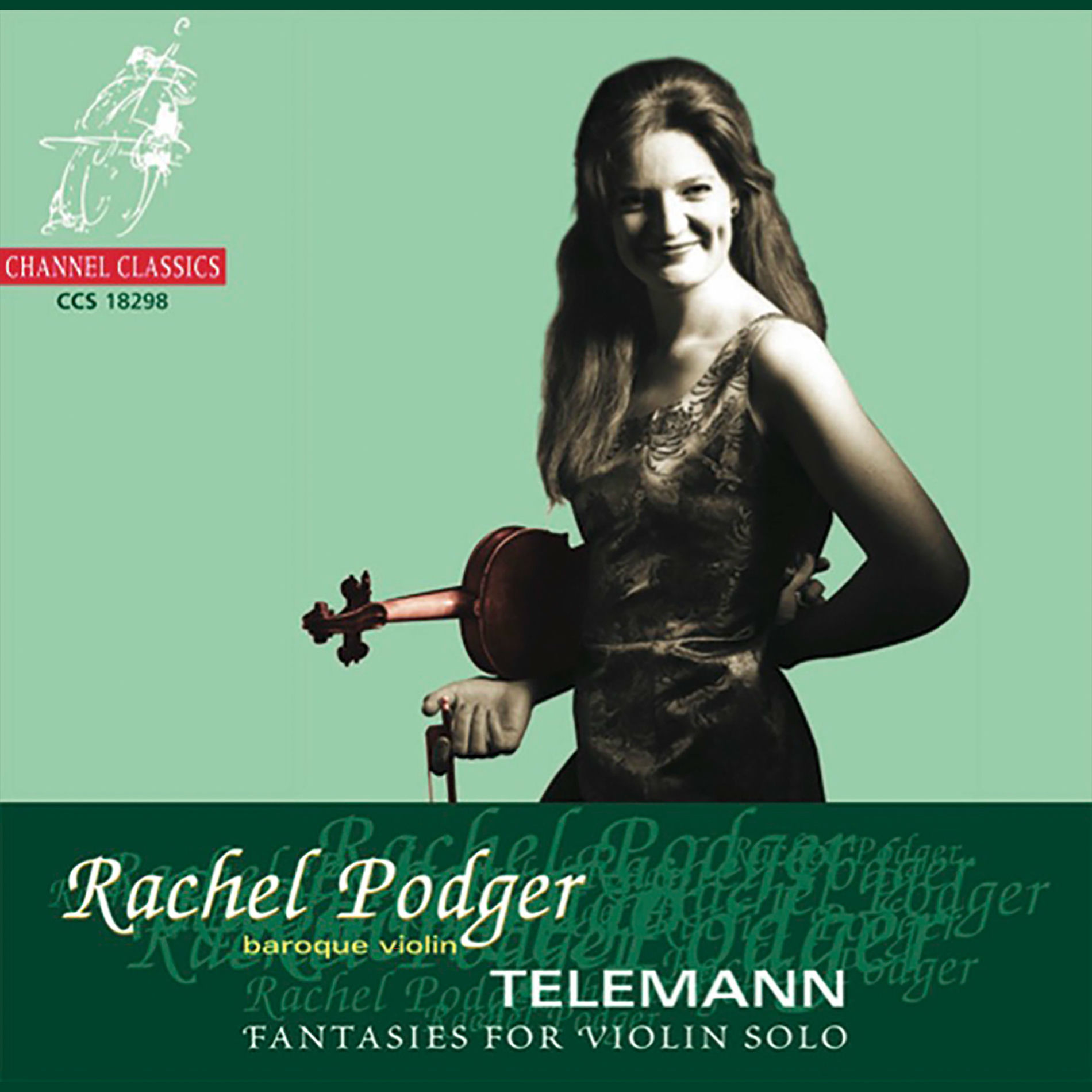 Album cover of Telemann: Twelve Fantasies for Solo Violin