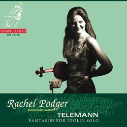 Cover of Telemann: Twelve Fantasies for Solo Violin