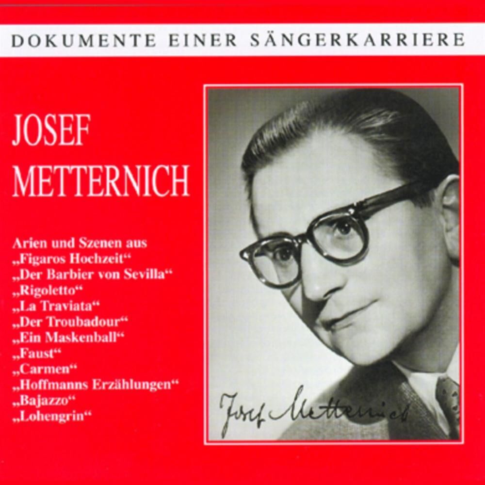 Picture of Dokumente einer Sängerkarriere - Josef Metternich