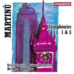 Cover of Martinů: Symphony No. 1 & Symphony No. 5