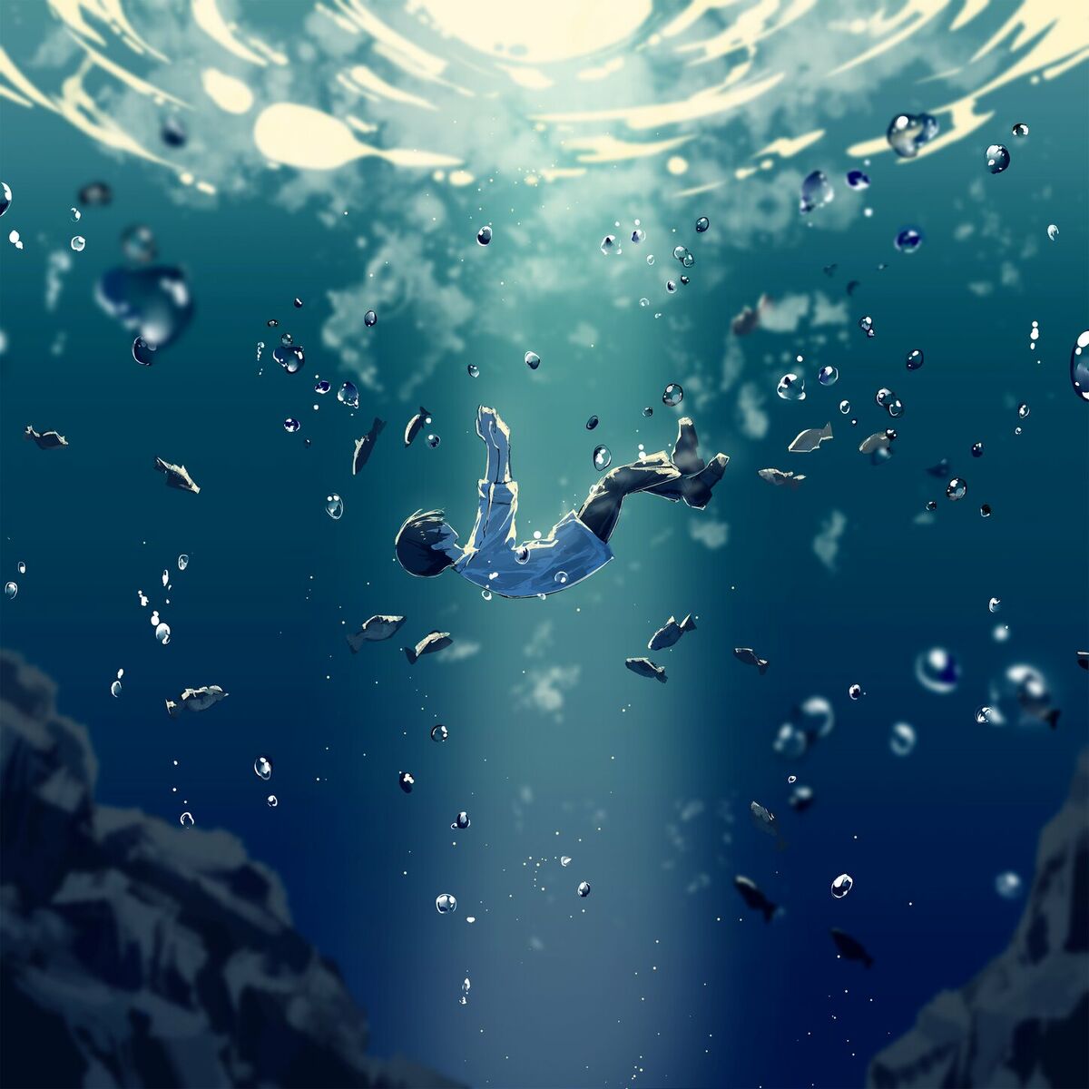 Album cover of ghosts live in the deep