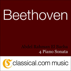 Cover of Ludwig van Beethoven, Piano Sonata No. 8 In C Minor, Op. 13 (Pathétique)