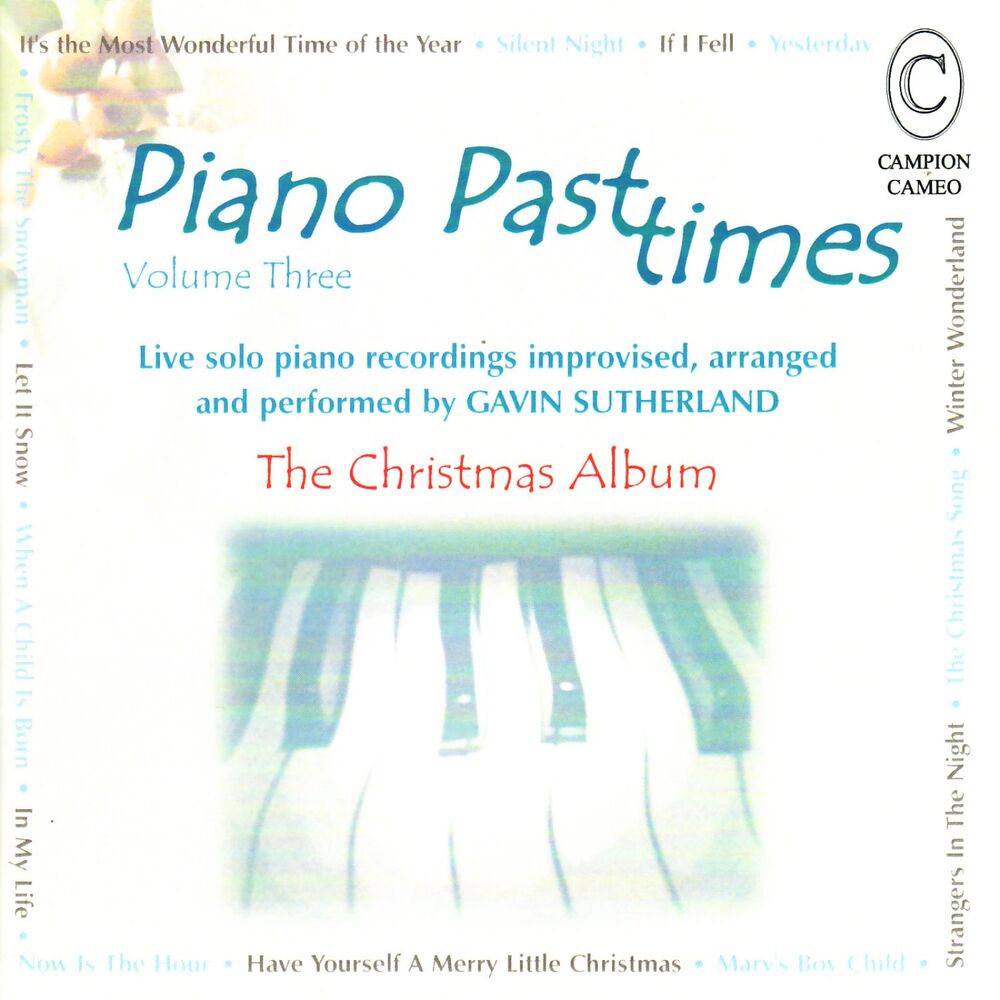 Picture of Piano Past Times Volume Three - The Christmas Album