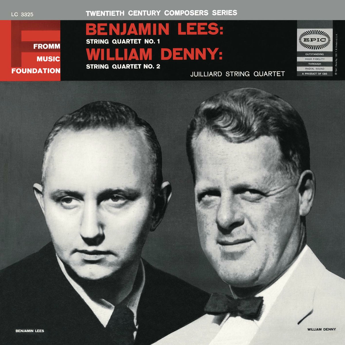 Album cover of Lees: String Quartet No. 1 - Denny: String Quartet No. 2 (Remastered)