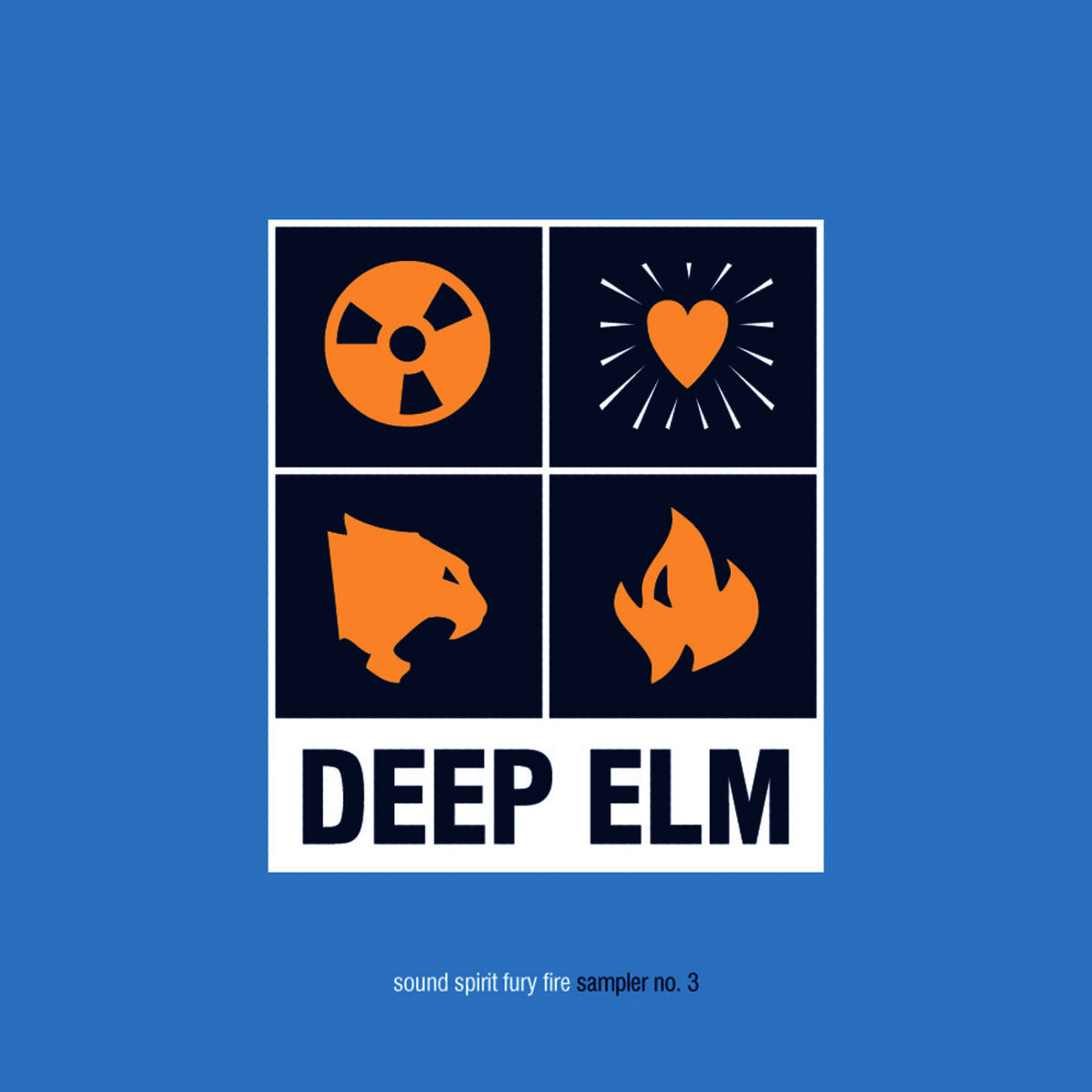 Album cover of Deep Elm Records Sampler 3 - Sound Spirit Fury Fire