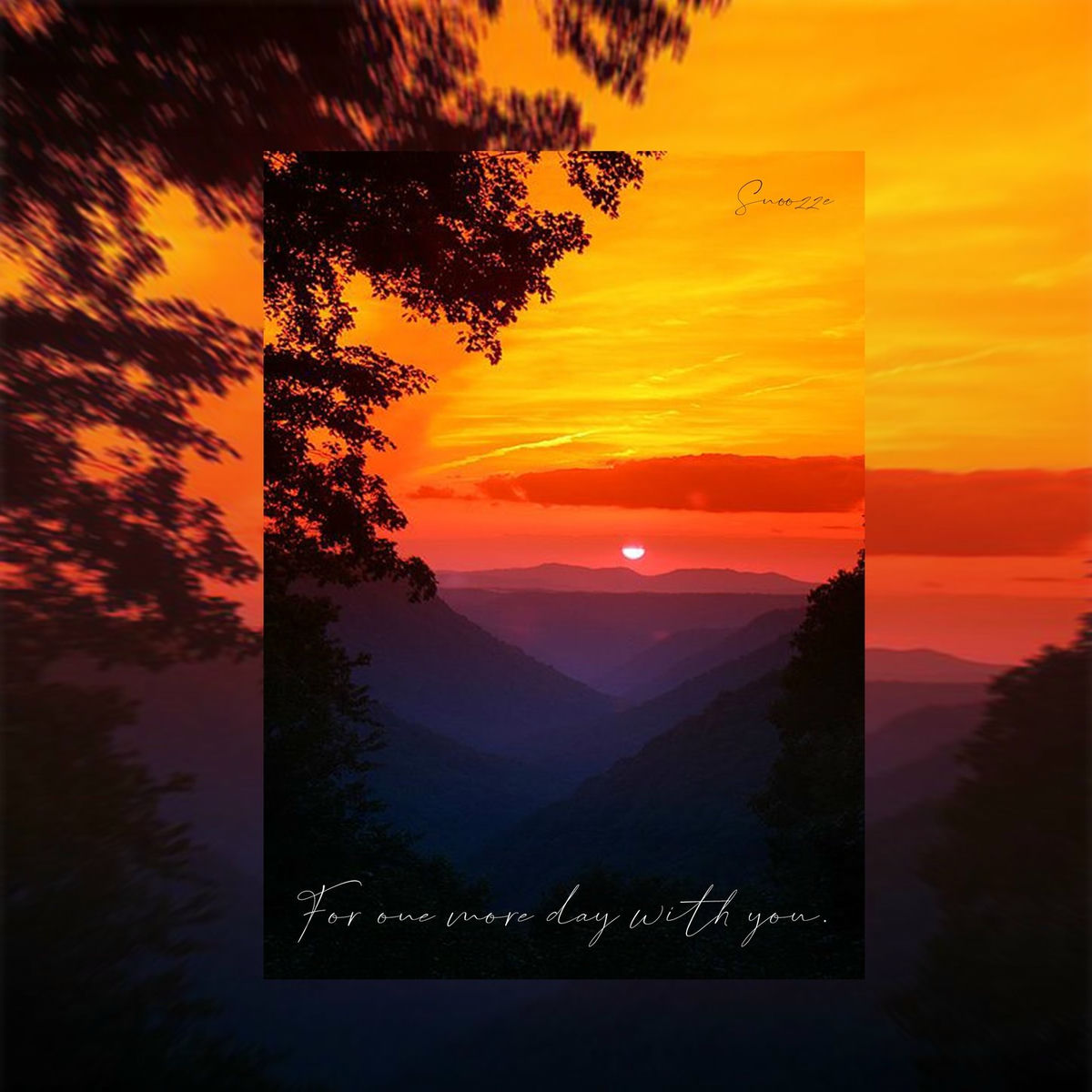 Album cover of For one more day with you.