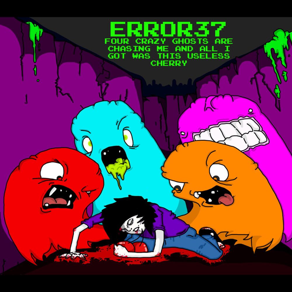 Picture of Four Crazy Ghosts Are Chasing Me and All I Got Was This Useless Cherry