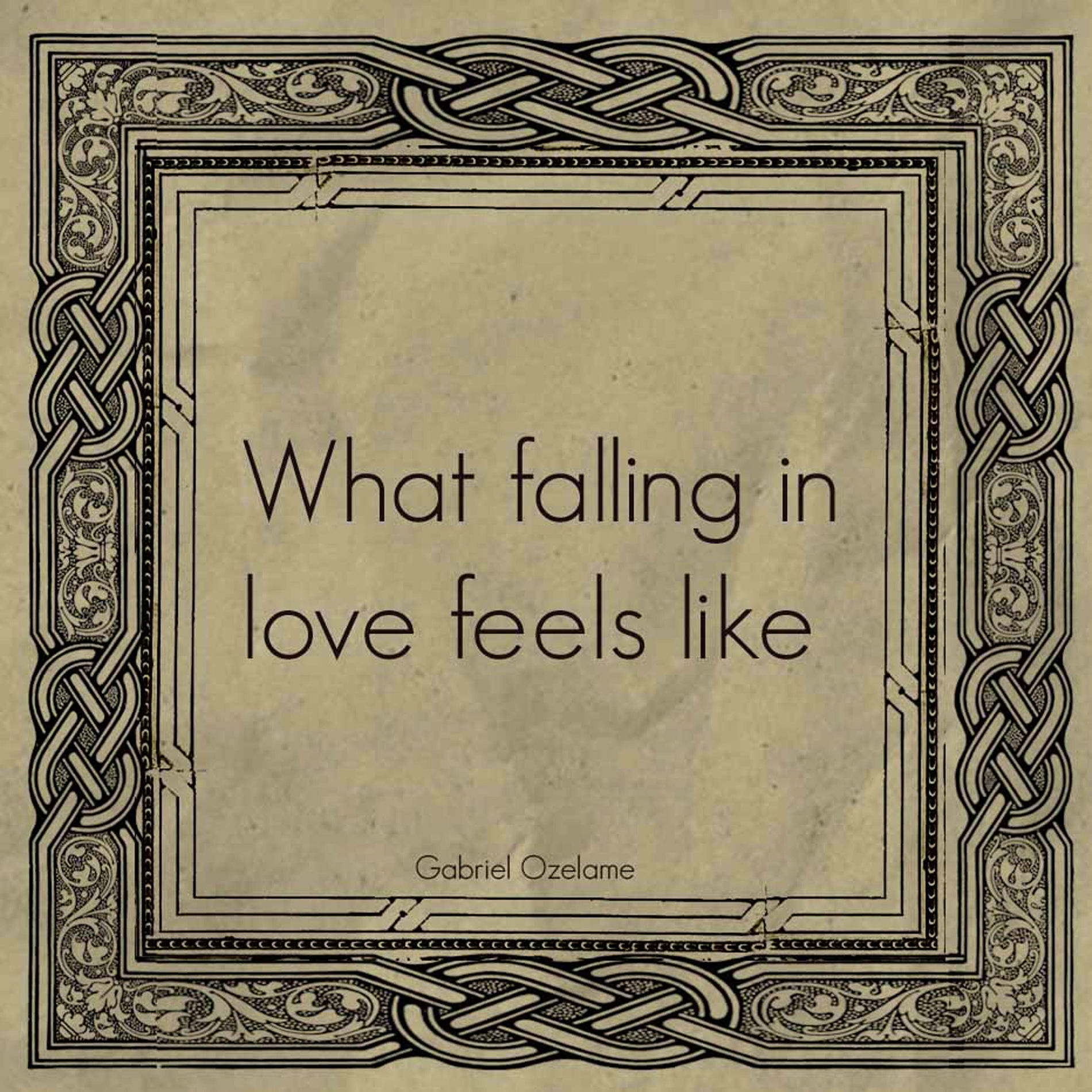 Album cover of What Falling in Love Feels Like