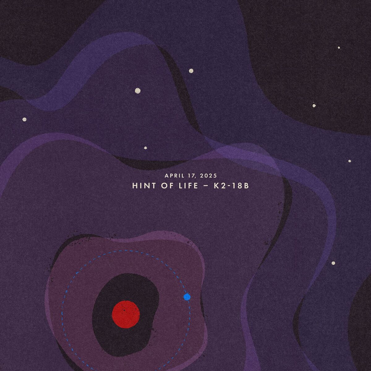 Album cover of April 17, 2025: Hint of Life - K2-18b