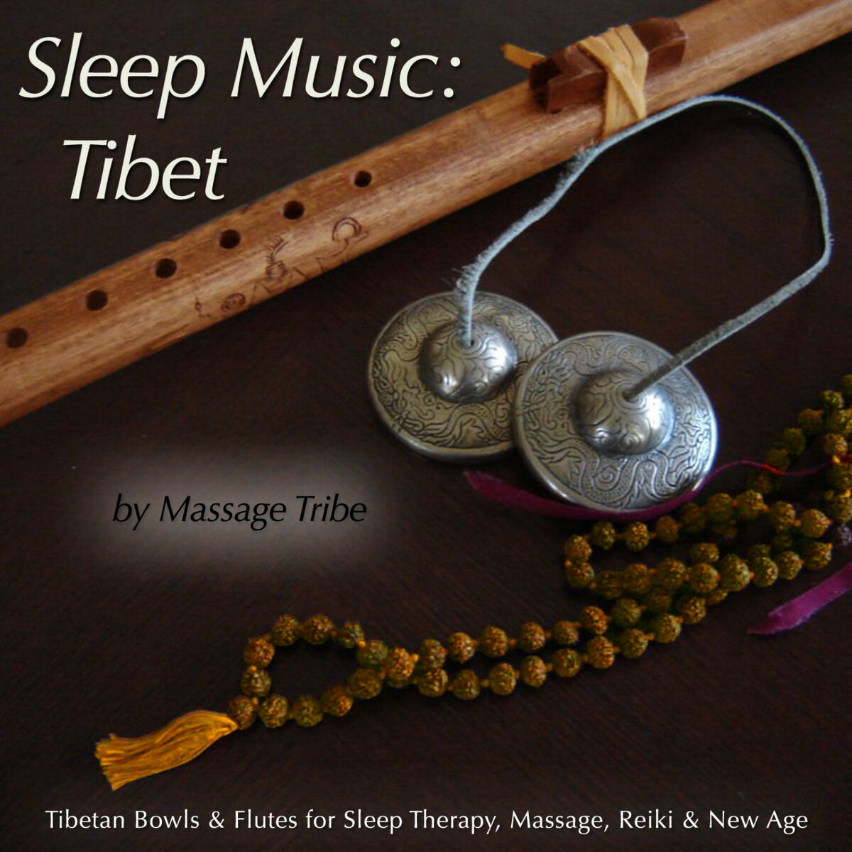 Album cover of Sleep Music: Tibet (Tibetan Bowls & Flutes for Sleep Therapy, Massage, Reiki & New Age)