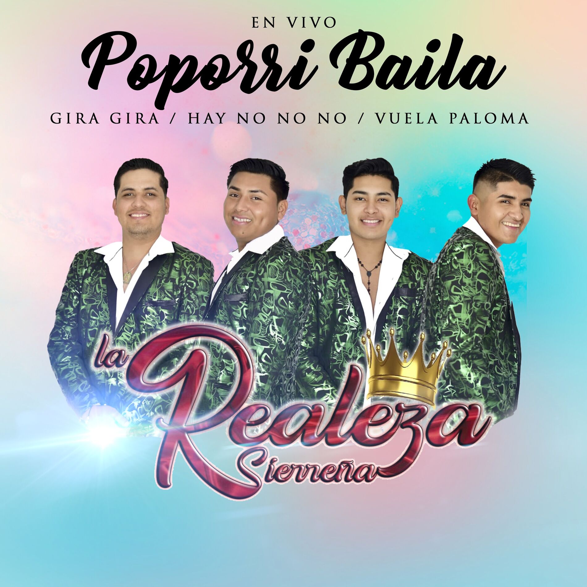Album cover of Poupurri Baila: Gira Gira / Hay No No No / Vuela Paloma (En Vivo)