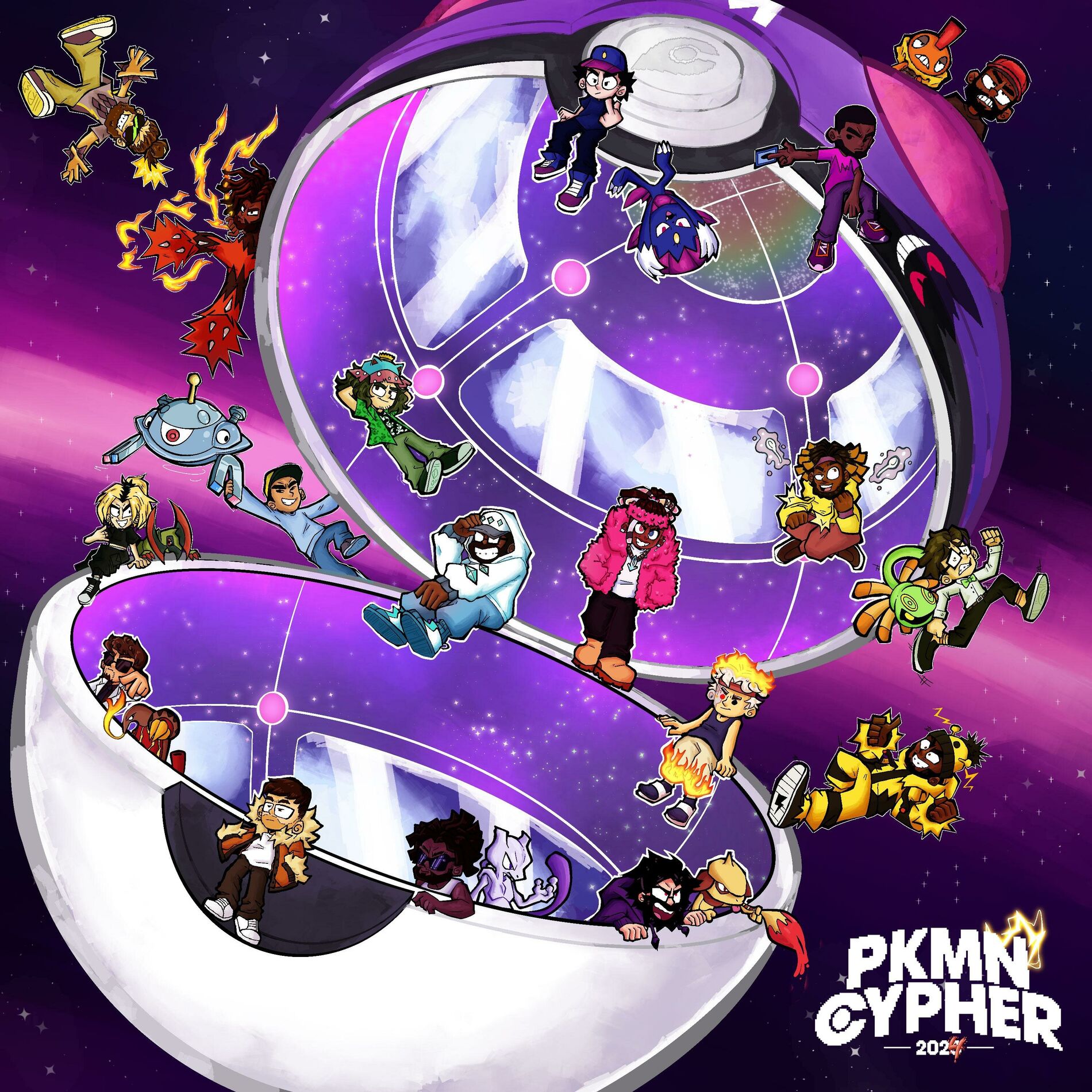 Album cover of POKEMON CYPHER 2024 (feat. G.Yee, JWittz, Shofu tha BeatDown, KEZURA, LIME KING, Tanukes, OmarCameUp, Scoot, Anonymuz, Ty Wild, Bl