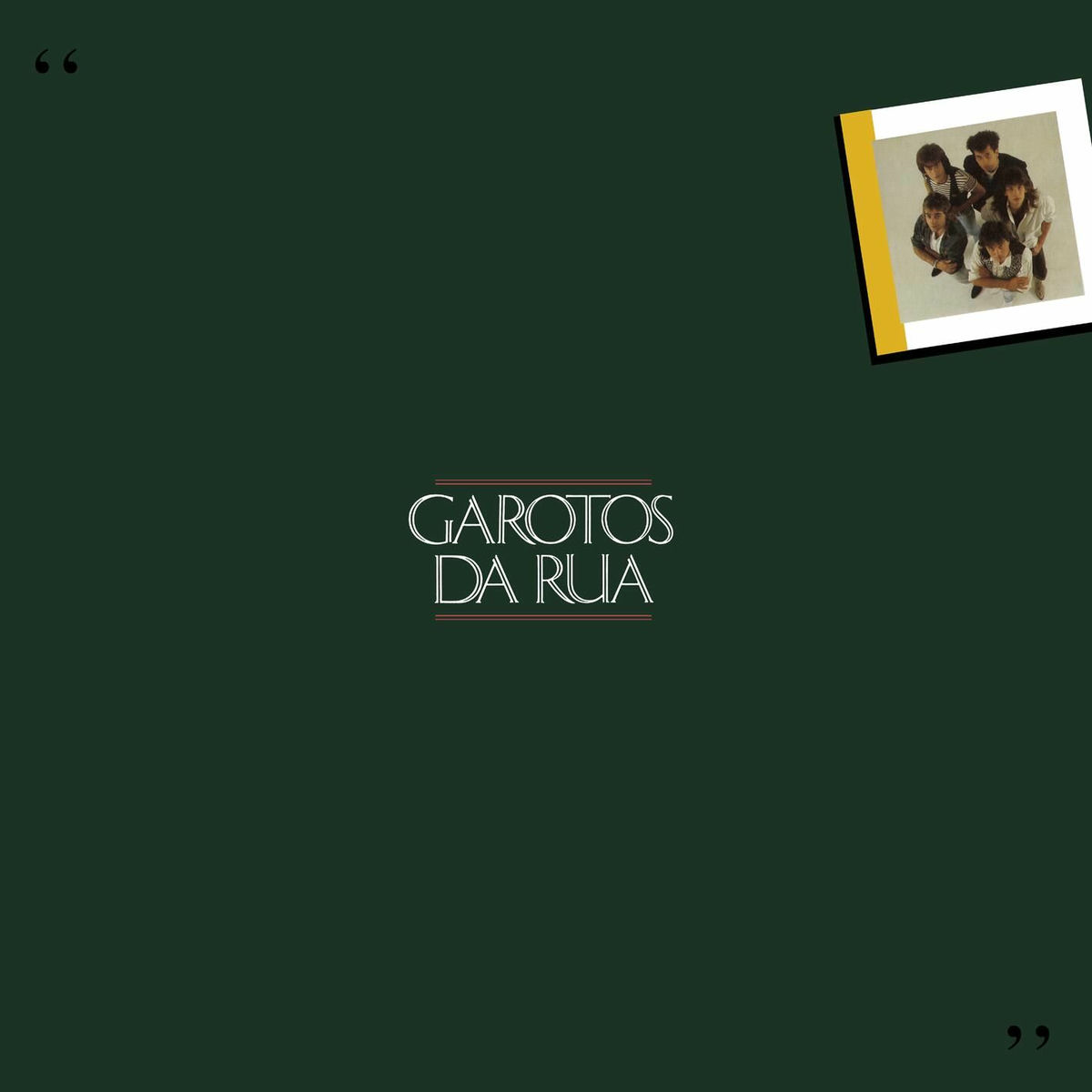 Album cover of Garotos da Rua