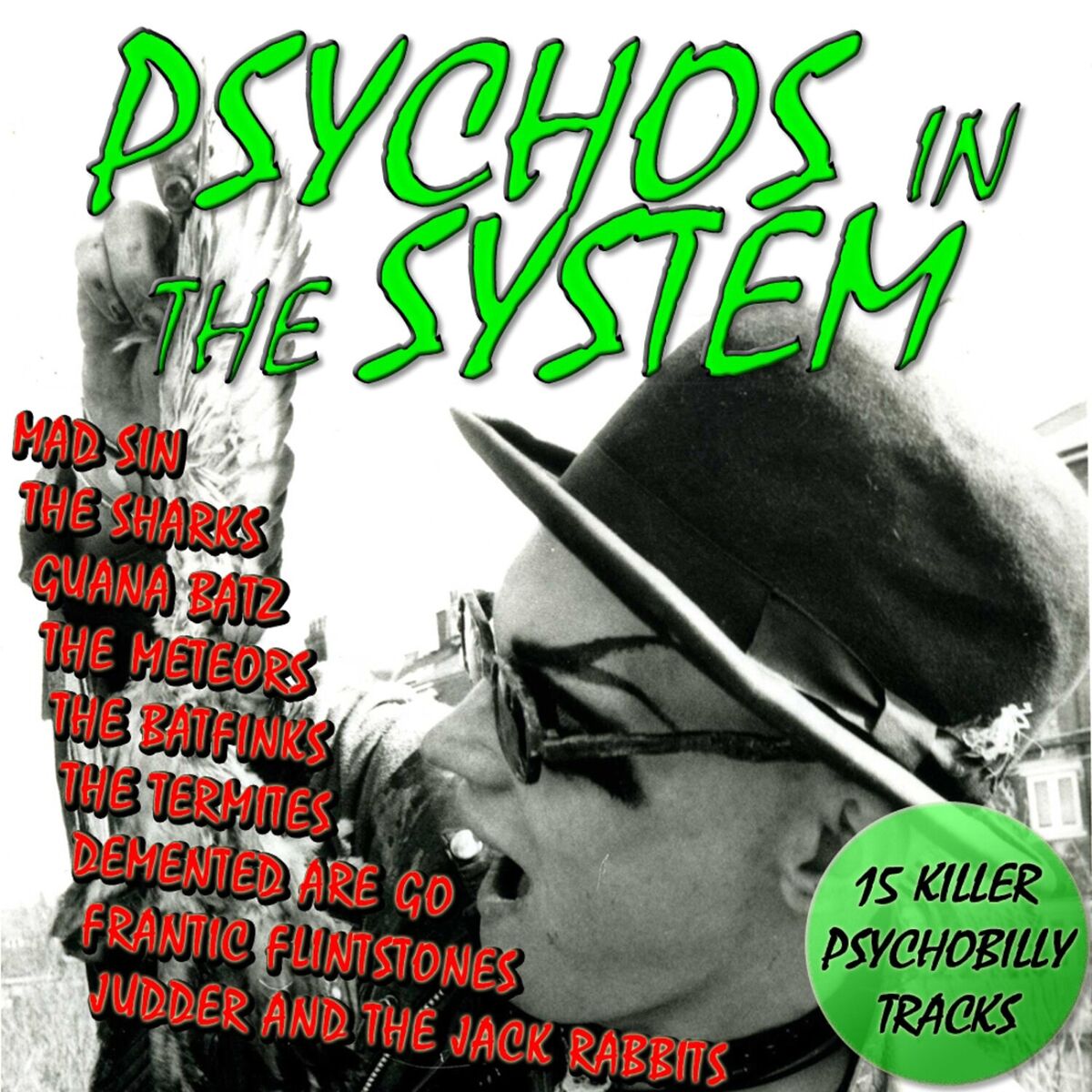 Album cover of Psychos In The System: 15 Killer Psychobilly Tracks