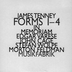 Cover of James Tenney: Forms 1-4 (1993) for Ensemble