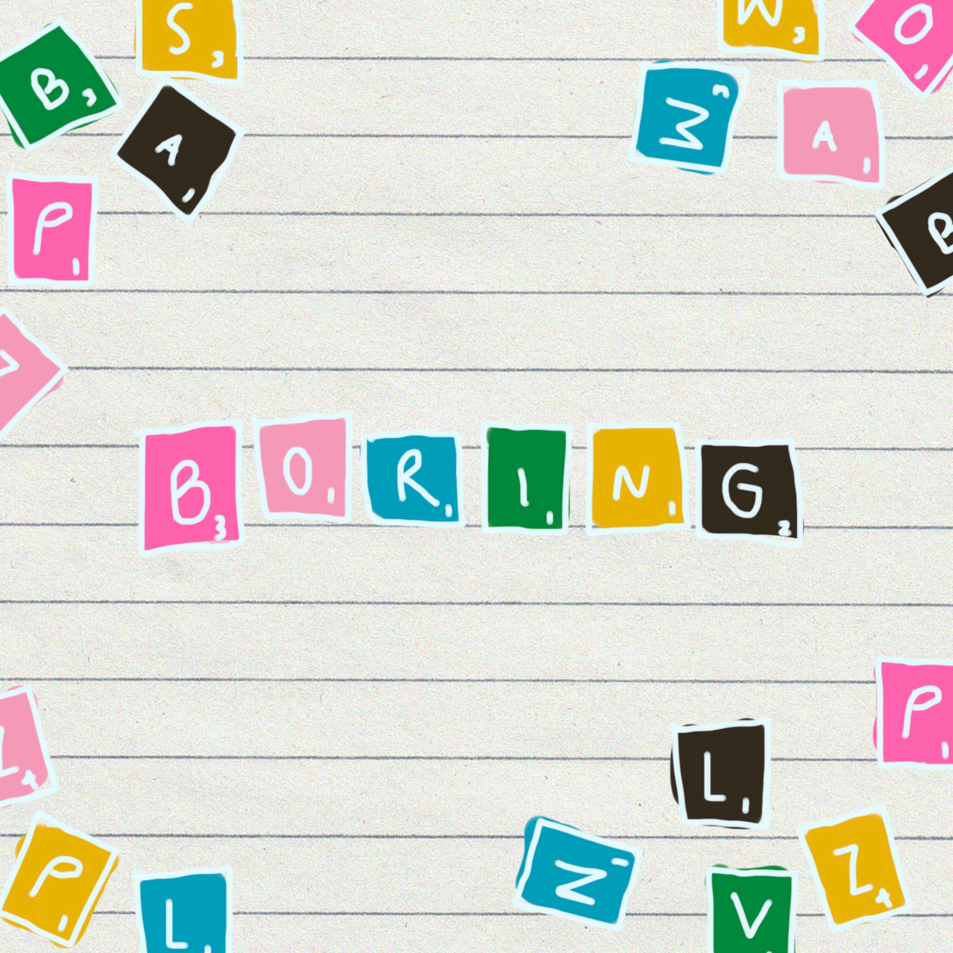 Album cover of boring