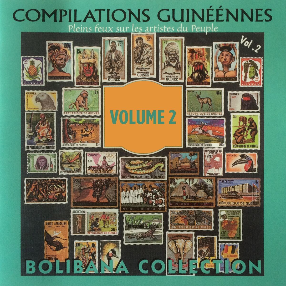 Album cover of Pleins feux sur les artistes du peuple, vol. 2 (Compilation guinéenne)