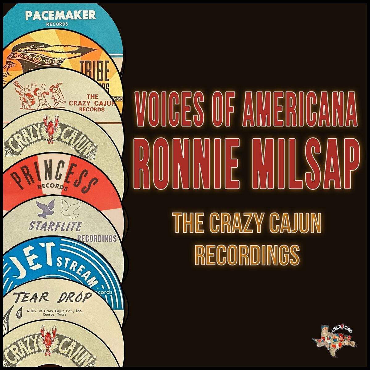 Album cover of Voices of Americana (The Crazy Cajun Recordings)