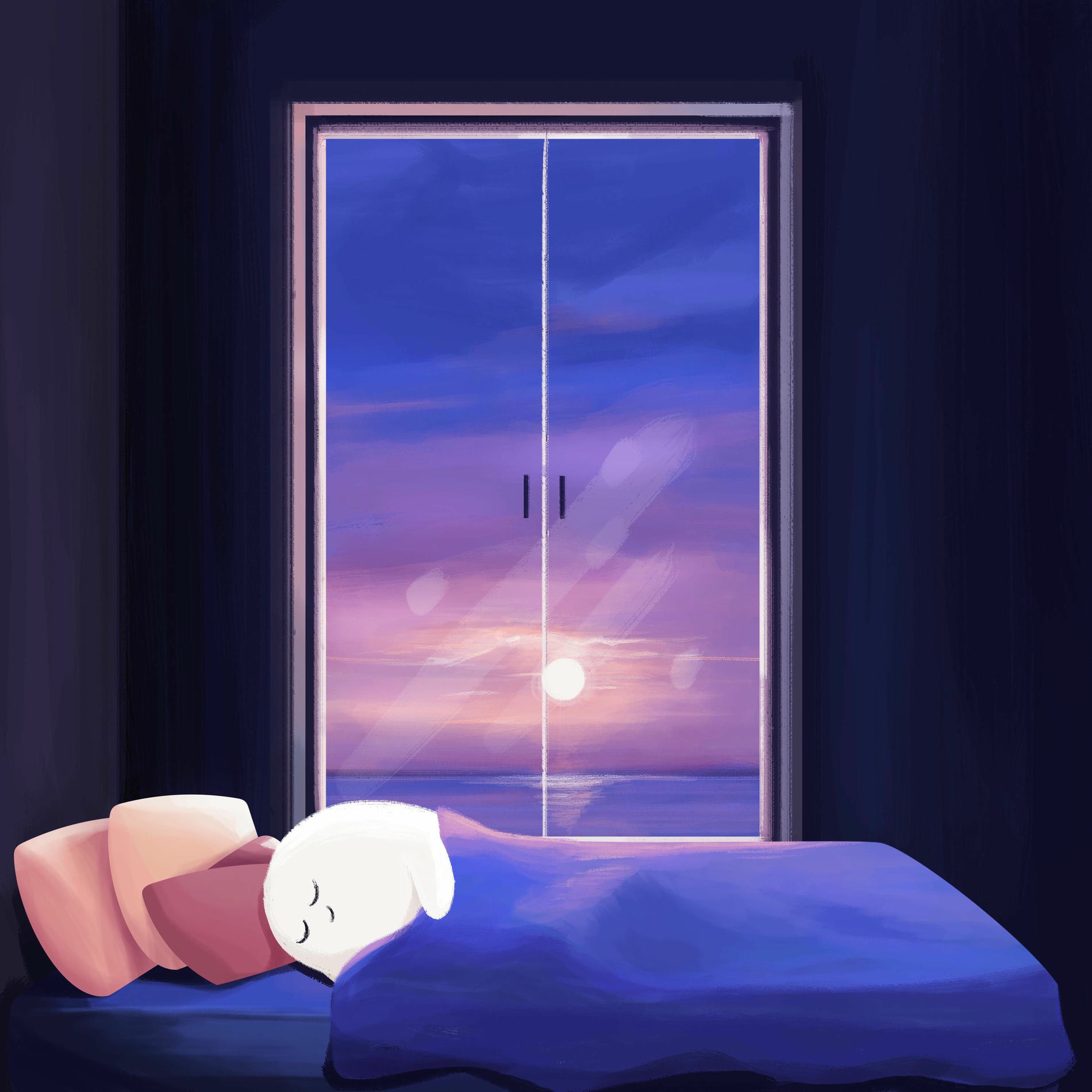 Album cover of a compilation of gentle vocals to help you sleep