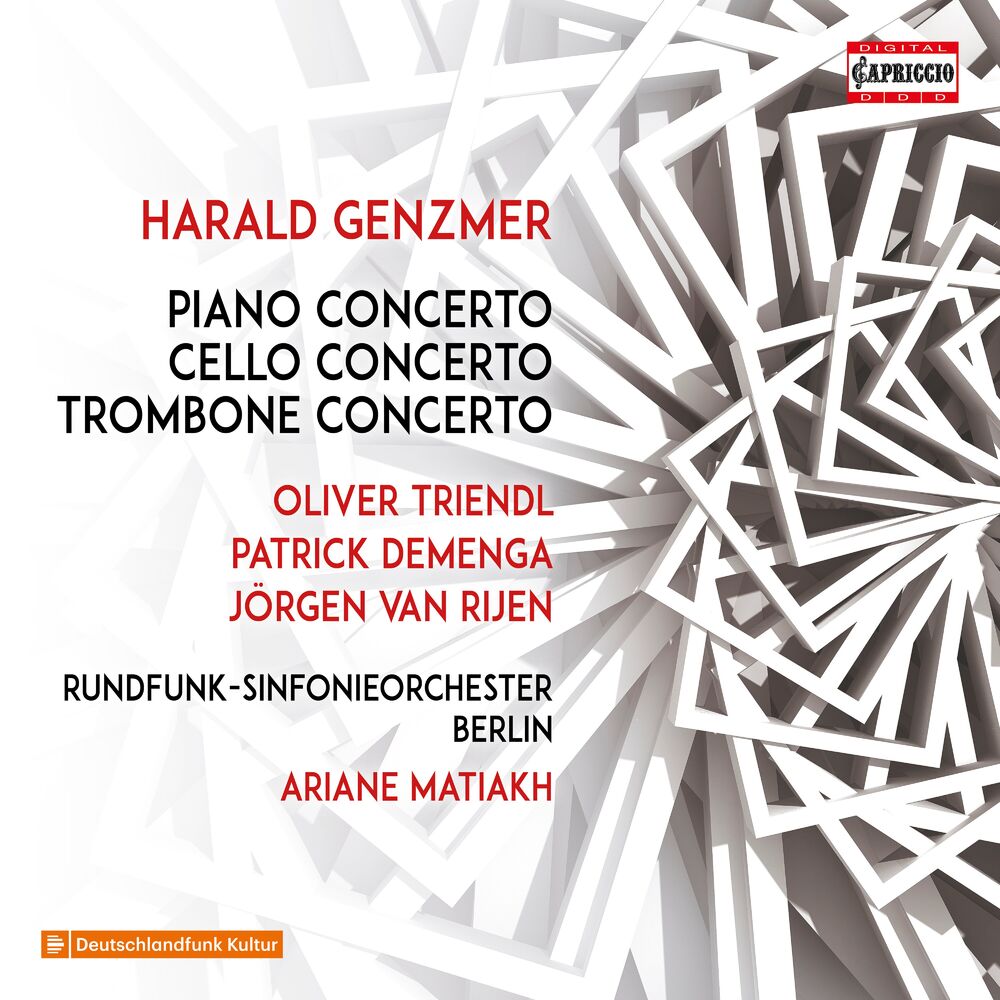 Picture of Genzmer: Piano Concerto No. 1, Cello Concerto & Trombone Concerto