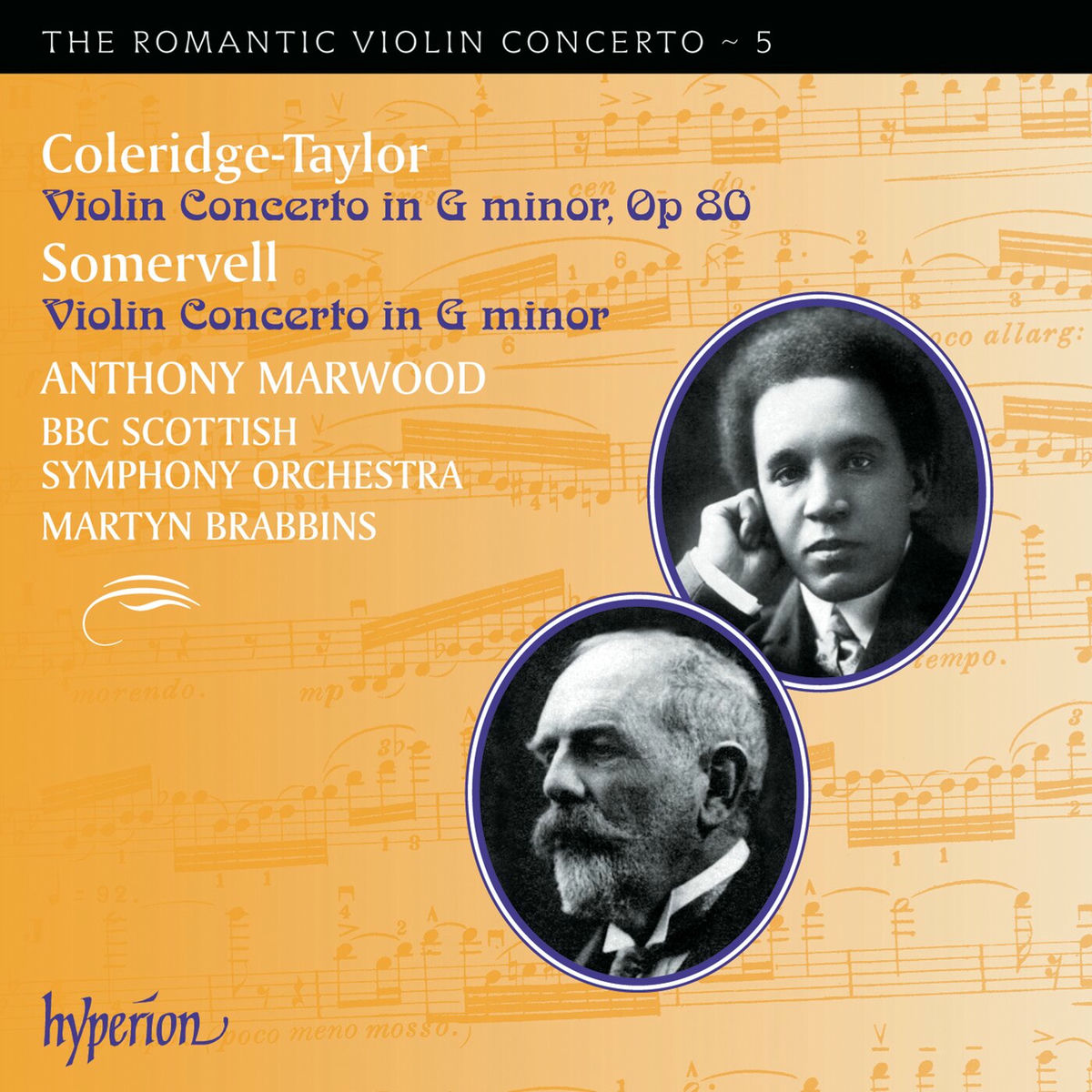 Album cover of Coleridge-Taylor & Somervell: Violin Concertos (Hyperion Romantic Violin Concerto 5)