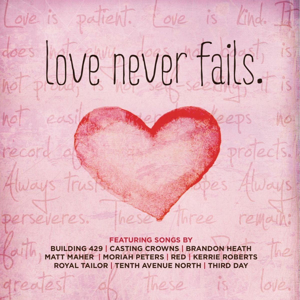 Album cover of Love Never Fails