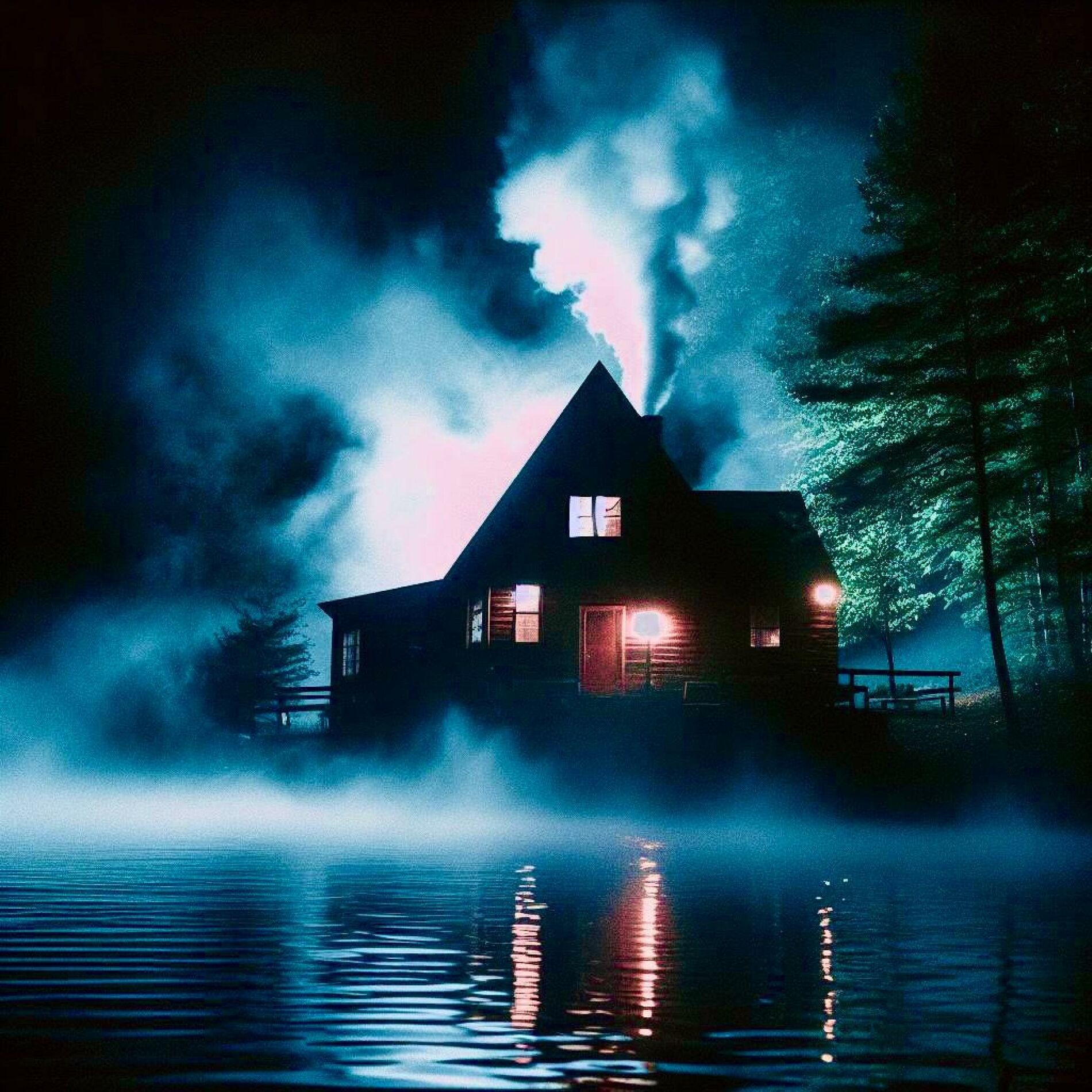 Album cover of a night at camp blood