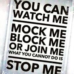 You Can't Stop